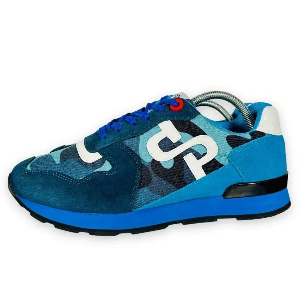 OPP France Lace-up Paint Sneakers 